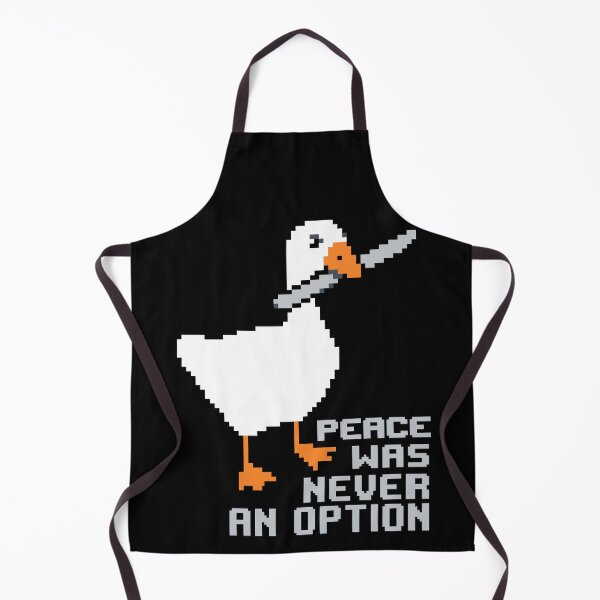 Item preview, Peace Was Never An Option - Minimalist Pixel Art Goose Meme designed and sold by artistastshirt.