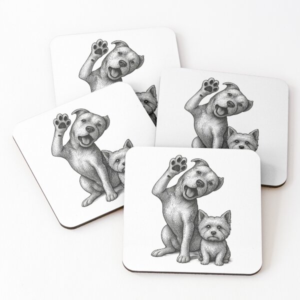 Item preview, Life is Better with Friends | Dog Lovers. designed and sold by HorrorInkStudio.