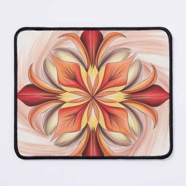 Item preview, Crimson Harvest Flame Mandala designed and sold by Harmonic_Layers.