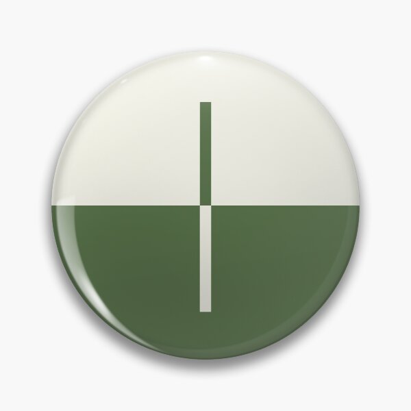 Item preview, The Intersection - Green and White Minimalist Geometric designed and sold by artdocaj.