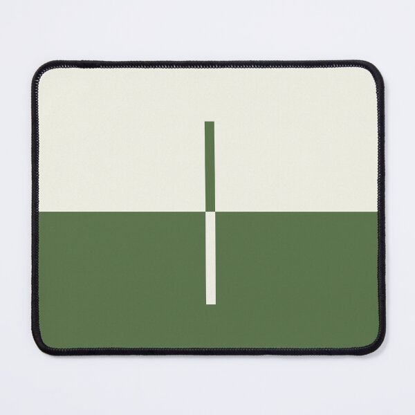Item preview, The Intersection - Green and White Minimalist Geometric designed and sold by artdocaj.