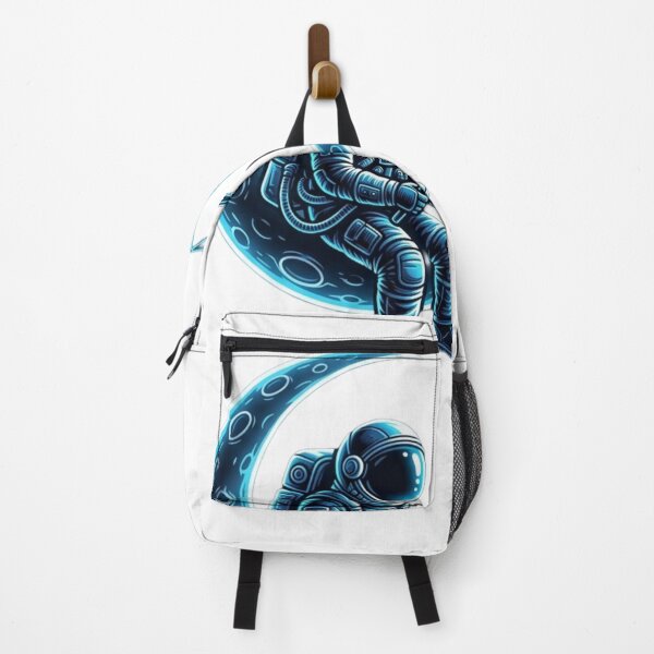 Item preview, Astronaut Fishing On The Moon Space Art designed and sold by JeevanStickers.