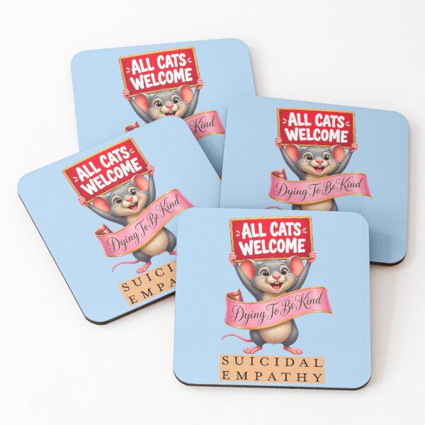 Item preview, MICE FOR ALL CATS WELCOME SUICIDAL EMPATHY 3 designed and sold by DigitalandPhoto.