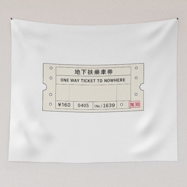 Item preview, One Way Ticket to Nowhere designed and sold by krish-prints.