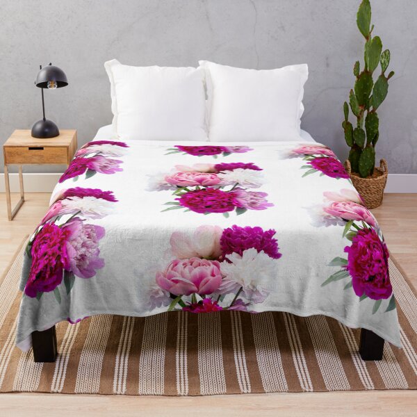 Item preview, Bouquet of colorful peony flowers designed and sold by KRFNatureGifts.