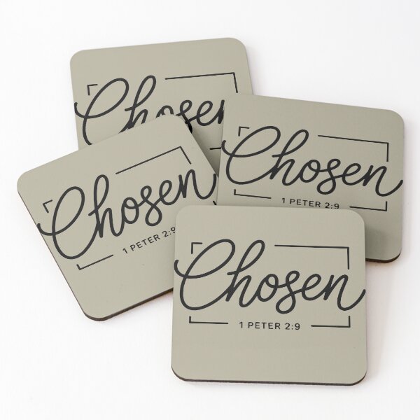 Item preview, ✨ Chosen - 1 Peter 2:9 | Minimalist Christian Aesthetic Script ✨ designed and sold by trixxcreative.