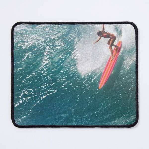 Item preview, SURFER GIRL VINTAGE POSTER designed and sold by feliciadesigns.