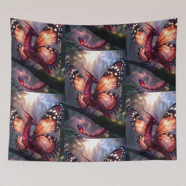 Item preview, The Inferno Faedrake designed and sold by Stubblejumper Artworks.