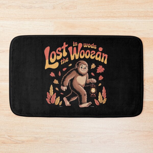 Item preview, Retro Bigfoot Lost in the Woods Autumn Lantern Graphic designed and sold by Raw Tigers.