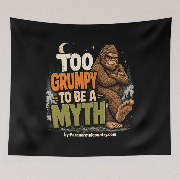 Item preview, Too Grumpy To Be A Myth - Bigfoot designed and sold by ParanormalCount.