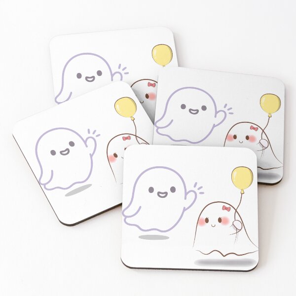 Item preview, Cute Kawaii Ghost Friends Sticker designed and sold by MAStrends.