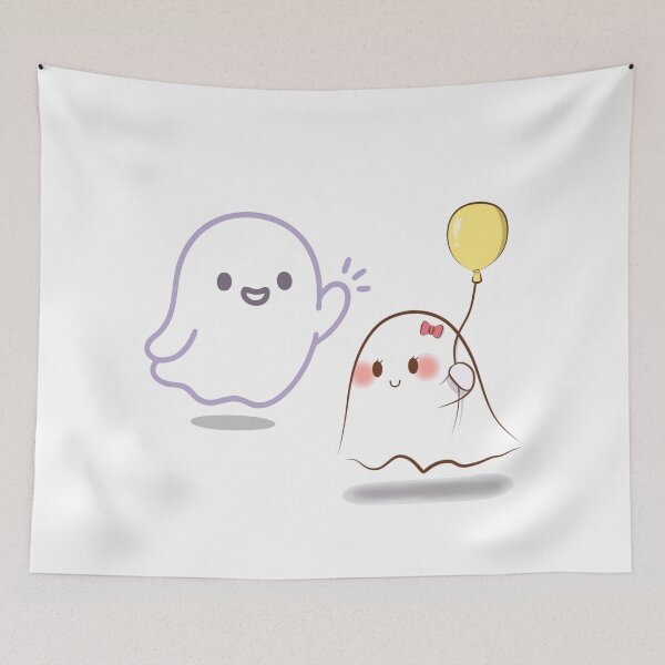 Item preview, Cute Kawaii Ghost Friends Sticker designed and sold by MAStrends.