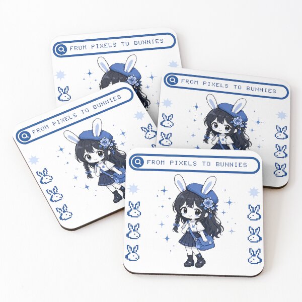 Item preview, From Pixels to Bunnies designed and sold by Ranasko.