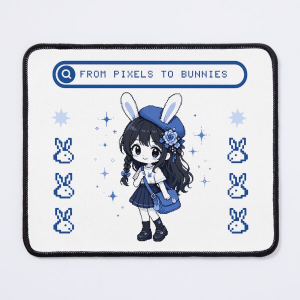 Item preview, From Pixels to Bunnies designed and sold by Ranasko.