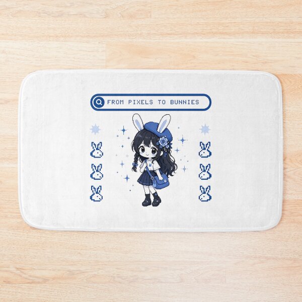 Item preview, From Pixels to Bunnies designed and sold by Ranasko.