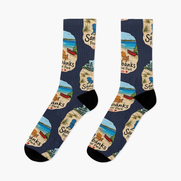 Item preview, Sandbanks Park Ontario Cute Sandy Dunes Retro Beach  designed and sold by HowToCanadian.