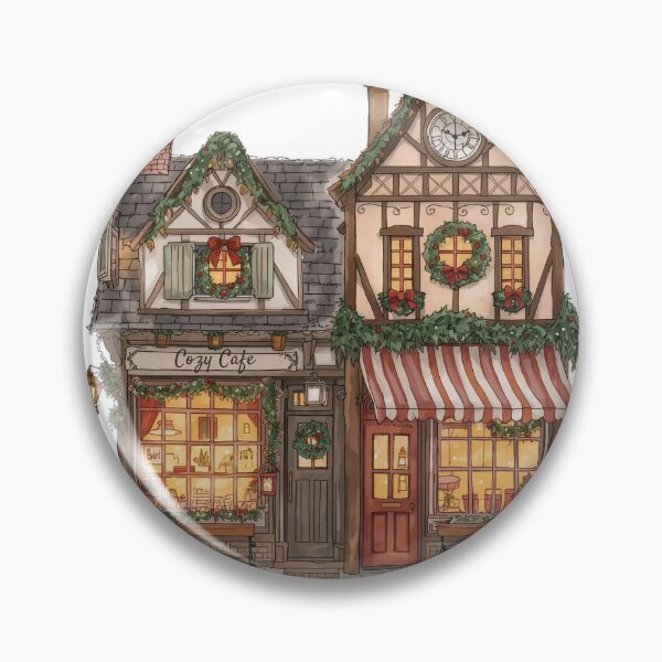 Item preview, Cozy Christmas Shops & Cafe designed and sold by CozyinTime.