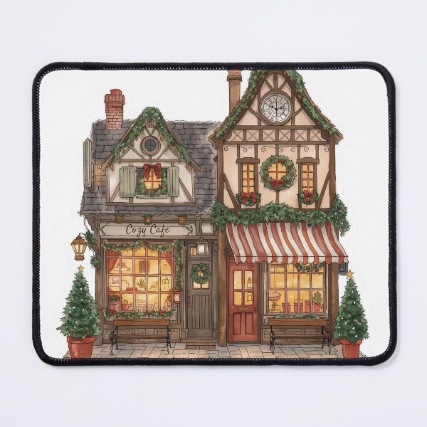 Item preview, Cozy Christmas Shops & Cafe designed and sold by CozyinTime.