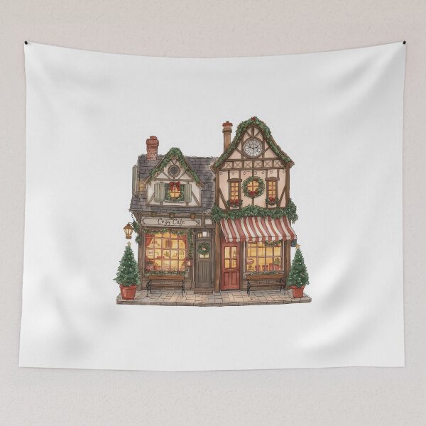 Item preview, Cozy Christmas Shops & Cafe designed and sold by CozyinTime.