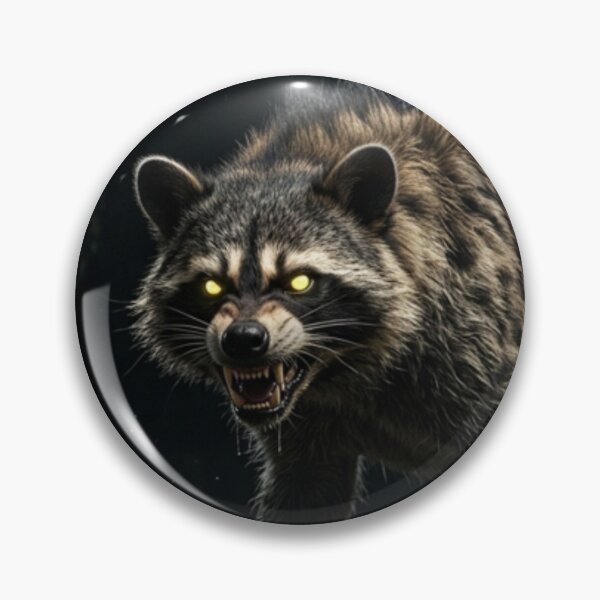 Item preview, Shadow Beast Hybrid | Dark Fantasy Raccoon Monster | Gothic Cave Creature Art designed and sold by TreatLLC.