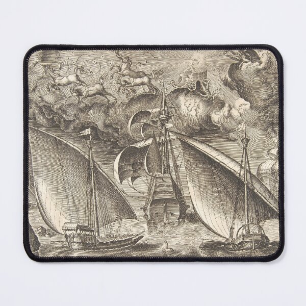 Item preview, Bruegel Galleys And Armed Ship | Nautical Art designed and sold by GammaRay.