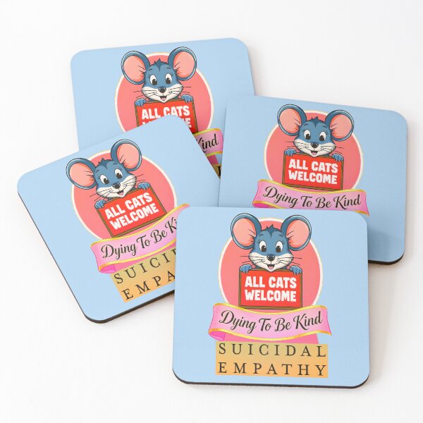 Item preview, MICE FOR ALL CATS WELCOME SUICIDAL EMPATHY 4 designed and sold by DigitalandPhoto.