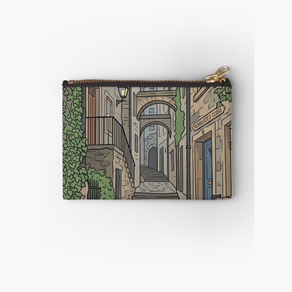 Item preview, Cozy Ginger Cat in Twilight Edinburgh Close - Romantic Scottish Alleyway designed and sold by SpiriTravels.