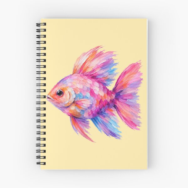 Item preview, Dreamscale Betta – Abstract Neon Fish Art designed and sold by byaga.