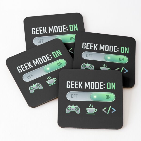 Item preview, Geek Mode ON – Programmer Gamer Tech Toggle Switch Design designed and sold by MartBook.