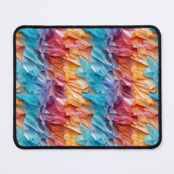 Item preview, Pastel Crumpled Plastic Waves Seamless Photo Texture designed and sold by DigitaICraft.