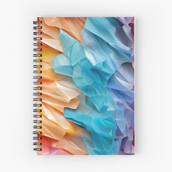 Aperçu de l'œuvre Texture photo sans raccord de vagues en plastique froissé pastel créée et vendue par DigitaICraft.