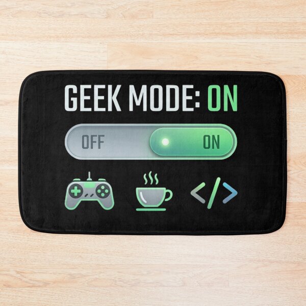 Item preview, Geek Mode ON – Programmer Gamer Tech Toggle Switch Design designed and sold by MartBook.
