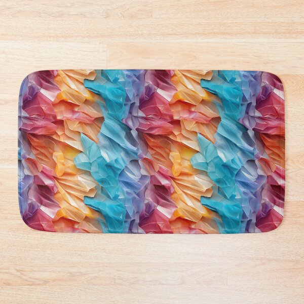 Item preview, Pastel Crumpled Plastic Waves Seamless Photo Texture designed and sold by DigitaICraft.