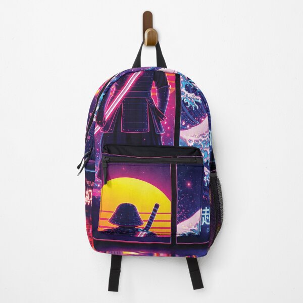 Item preview, Vaporwave Japanese Cityscape Anime Style Artwork designed and sold by Gold Turtle Lina.