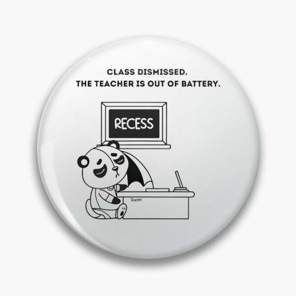 Item preview, Teacher Panda Infinite Recess Funny Educator Gift designed and sold by KaschSmileProd.