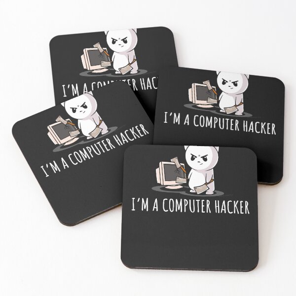 Item preview, I'm A Computer Hacker Funny Cybersecurity designed and sold by Nerd Shizzle.