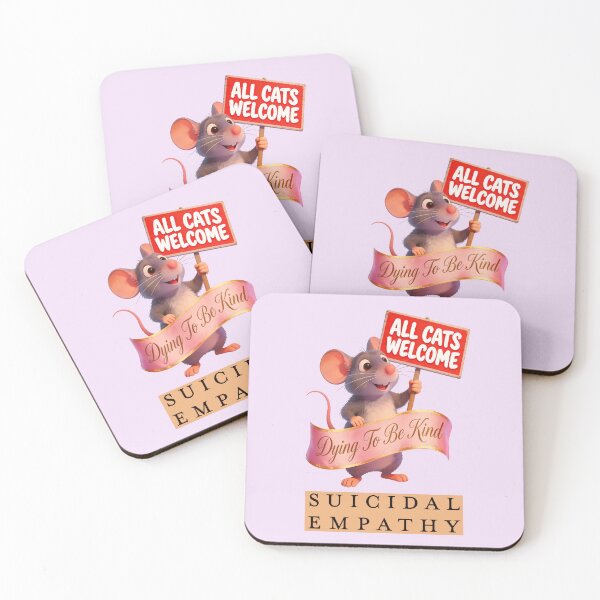 Item preview, MICE FOR ALL CATS WELCOME SUICIDAL EMPATHY 5 designed and sold by DigitalandPhoto.