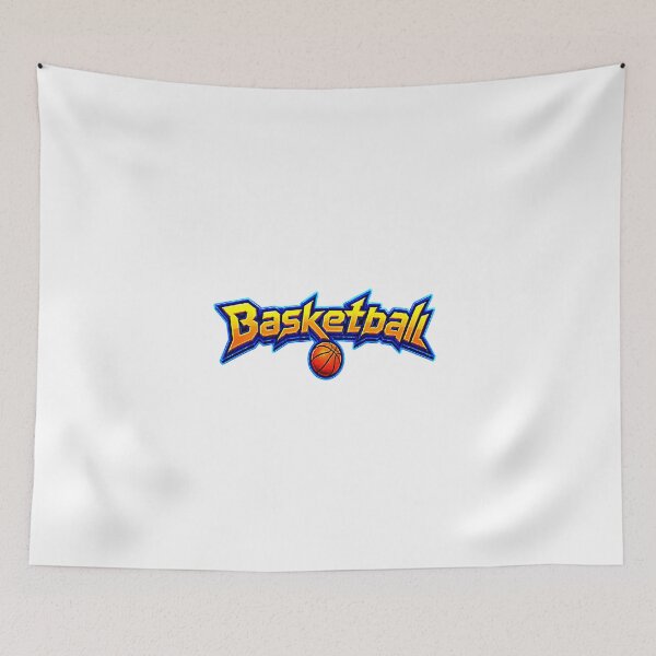 Aperçu de l'œuvre BALLON DE BASKET-BALL VINTAGE RÉTRO créée et vendue par Atelier RLGS.