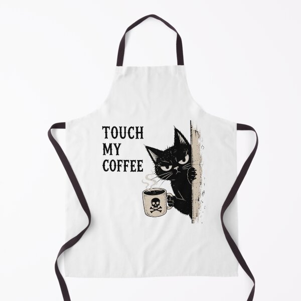 Item preview, angry cat coffee warning designed and sold by bosamji.