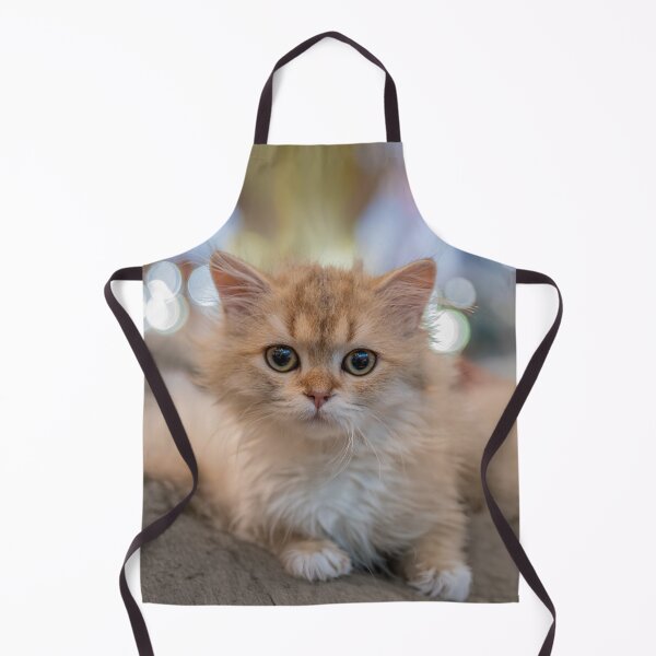 Item preview, Cute Fluffy Golden Kitten Portrait with Dreamy Bokeh designed and sold by BlueMandarin.