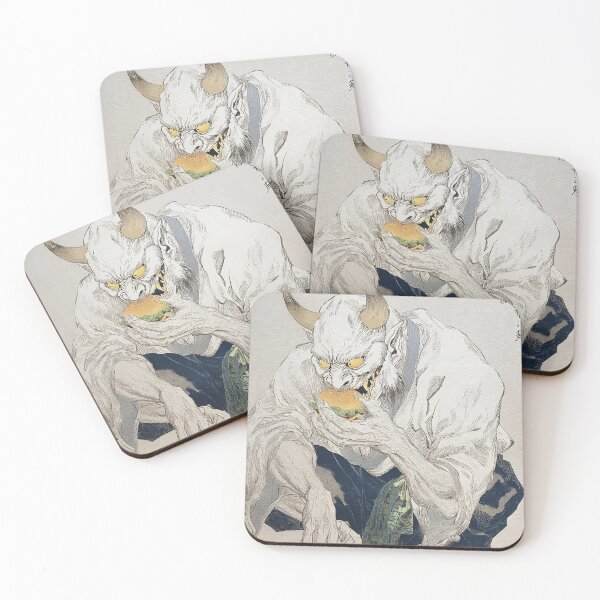 Item preview, Oni Eating a Burger designed and sold by lautir.