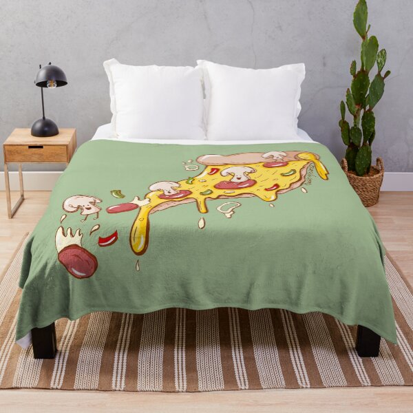 Item preview, Cute Pizza Slice | Funny Kawaii Food Illustration designed and sold by ThaisMelo.