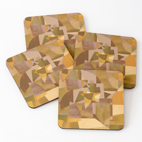 Item preview, Warm Hued Geometric abstract Art  designed and sold by Pixels & Paint.
