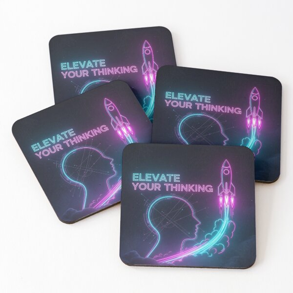 Item preview, Elevate Your Thinking – Rocket Mind Design | Space Motivation & Growth Mindset designed and sold by Altair_.