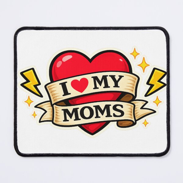 Item preview, I Heart My Moms Tattoo designed and sold by Tiny & Proud.