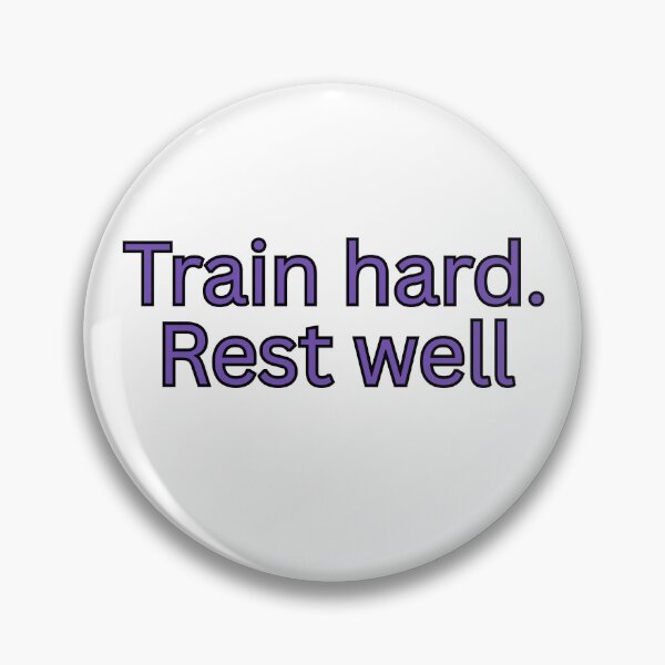 Item preview, Train hard. Rest well-gym quote designed and sold by HustlersShop77.