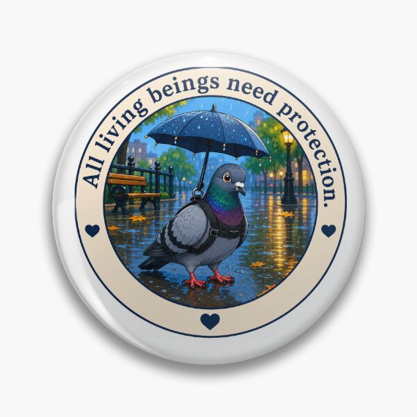 Item preview, All living beings need protection. designed and sold by RGUVegan.
