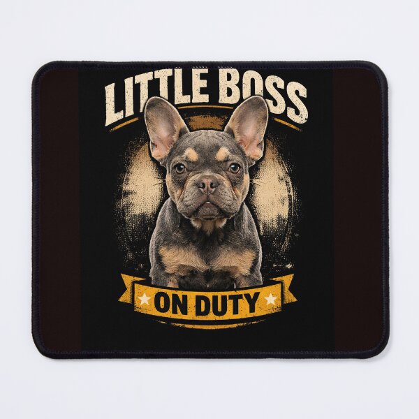 Item preview, Little Boss French Bulldog On Duty Vintage Dog designed and sold by ivodanivan.