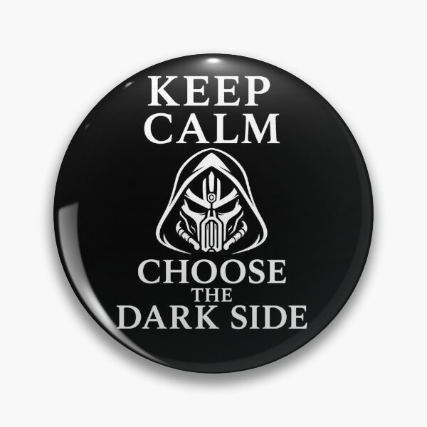 Item preview, Keep Calm Choose The Dark Side – White Sith-Inspired Sci-Fi Helmet Design designed and sold by eragon541289.