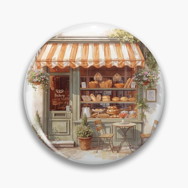 Item preview, Pastel Watercolor European Bakery designed and sold by CozyinTime.